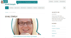 Desktop Screenshot of ichwillstempeln.com